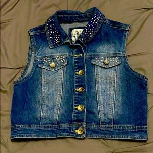 Girls Jean vest